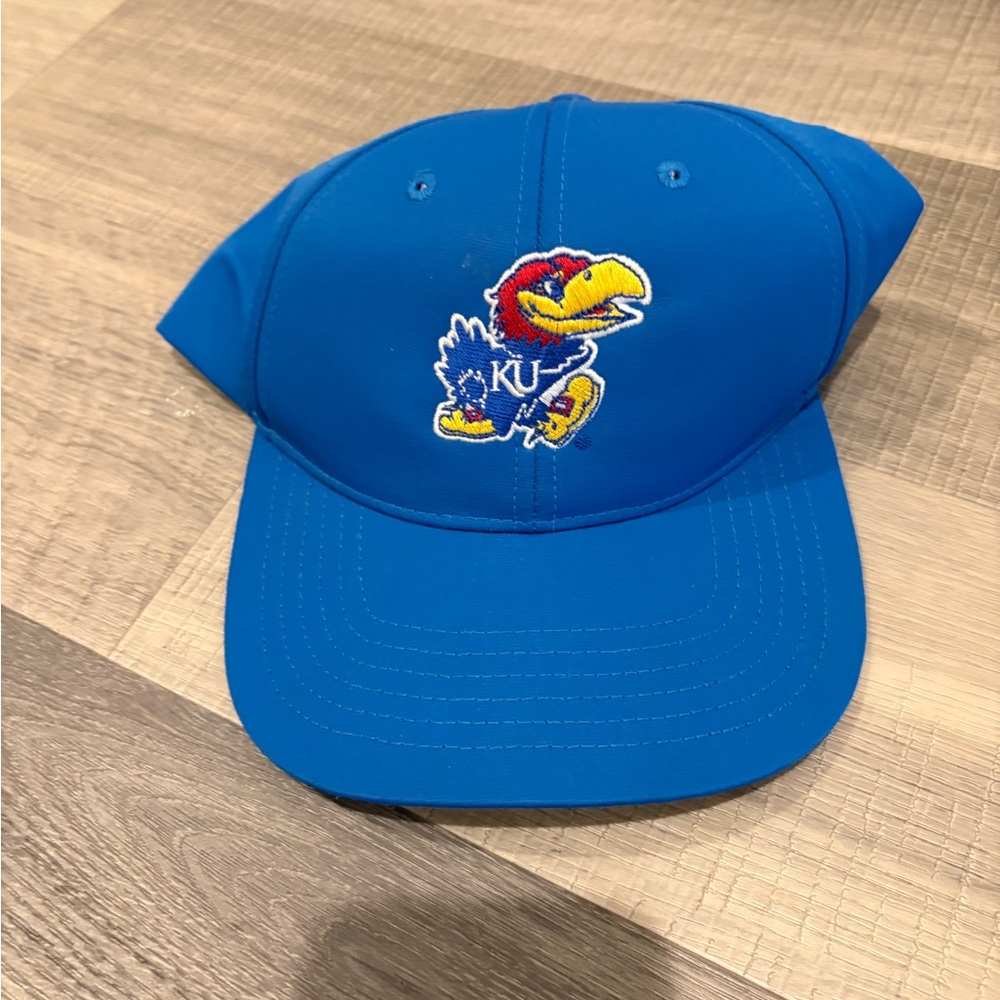University of Kansas Blue Cap with Jayhawk Logo